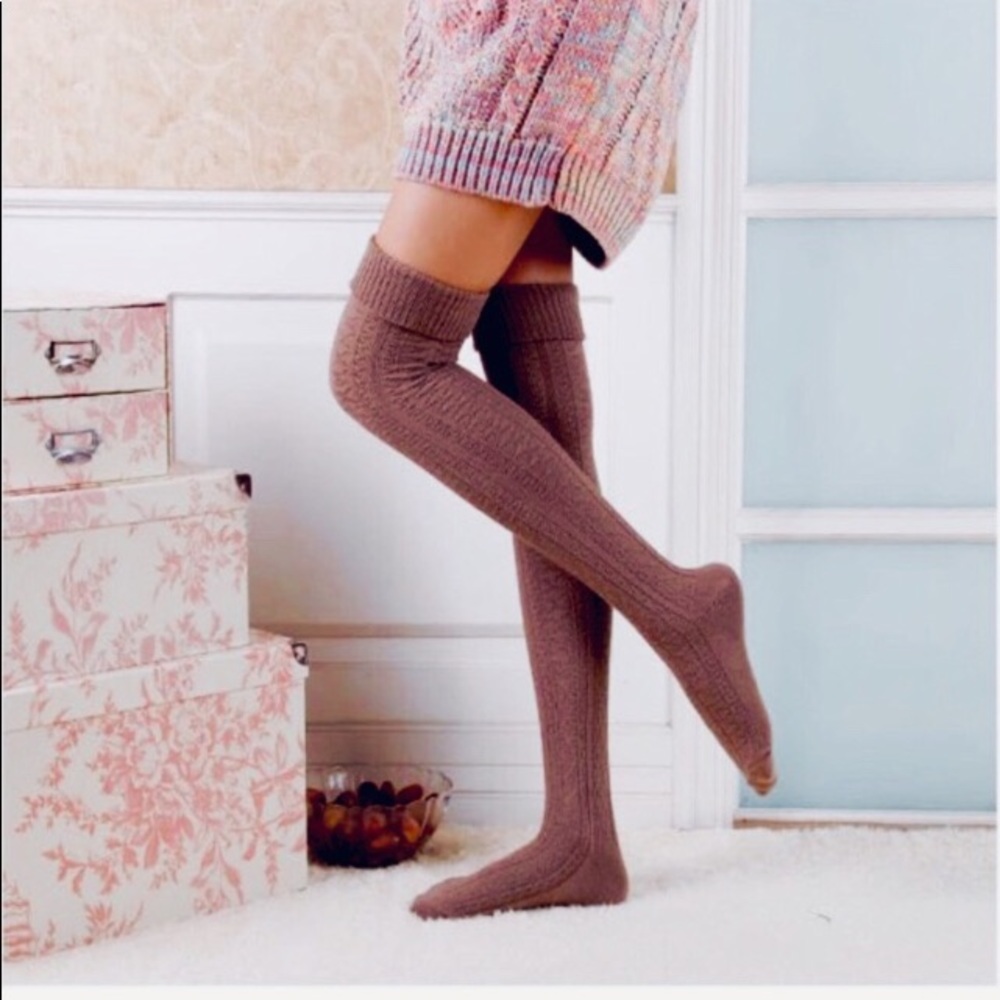 Thick over the knee socks